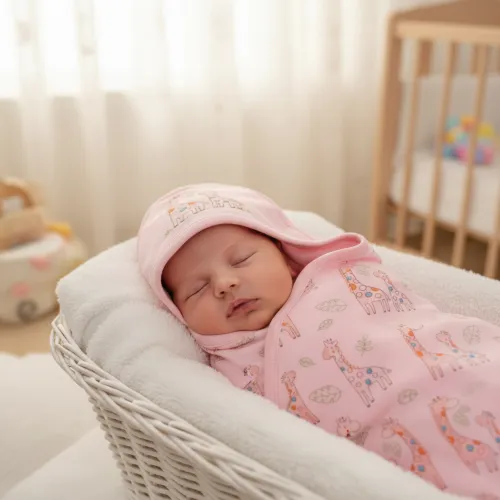 Hoodie Towel Soft Cotton Baby Swaddle Blanket with Hood - Zero 608/964