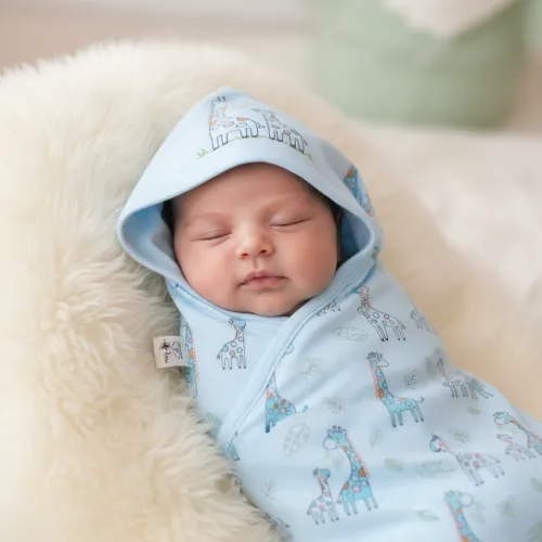 Hoodie Towel Soft Cotton Baby Swaddle Blanket with Hood - Zero 608/964