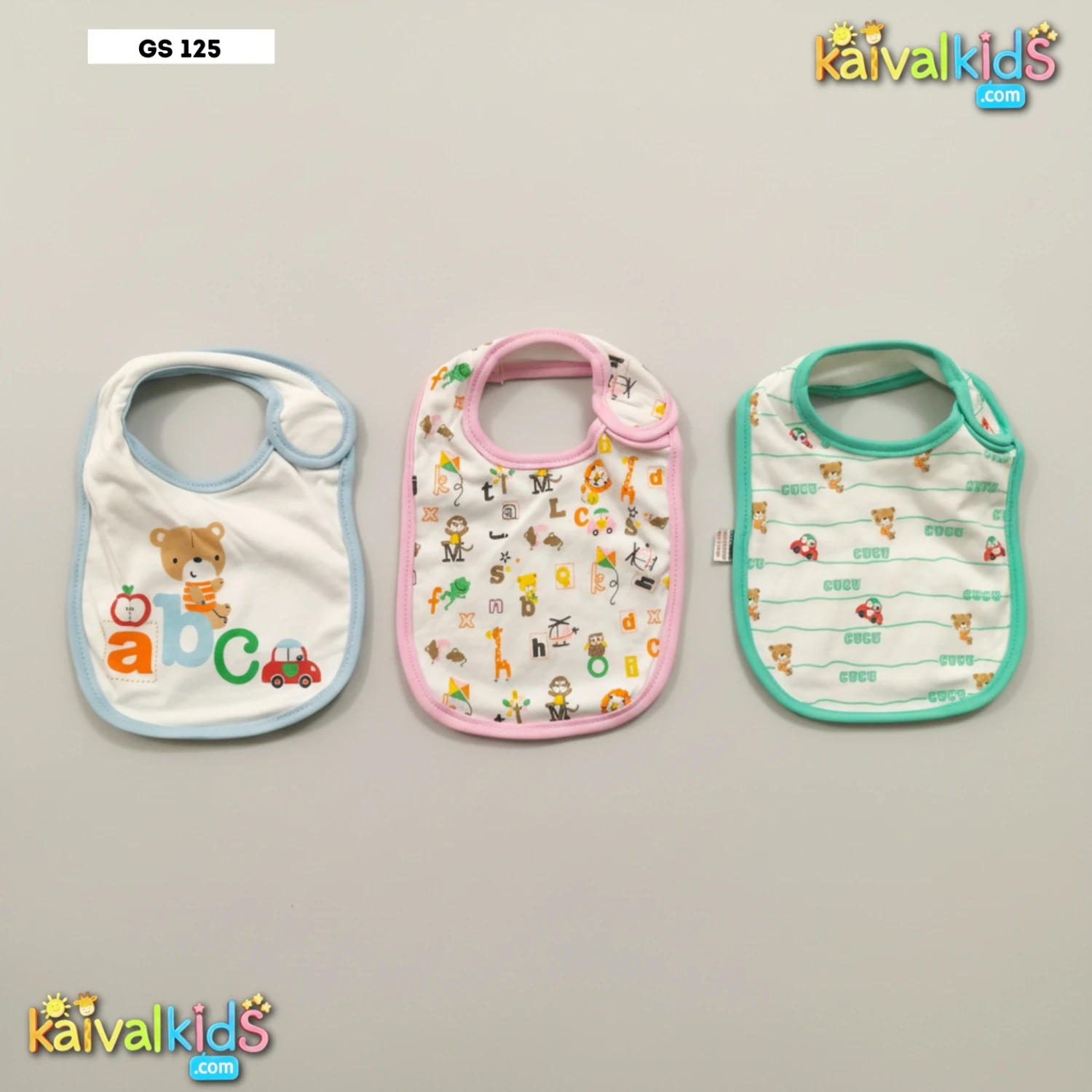 Sky Blue + Green + Pink set