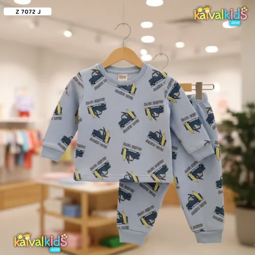 Full-Sleeve Sweatshirt & Jogger Set - Z 7072 G