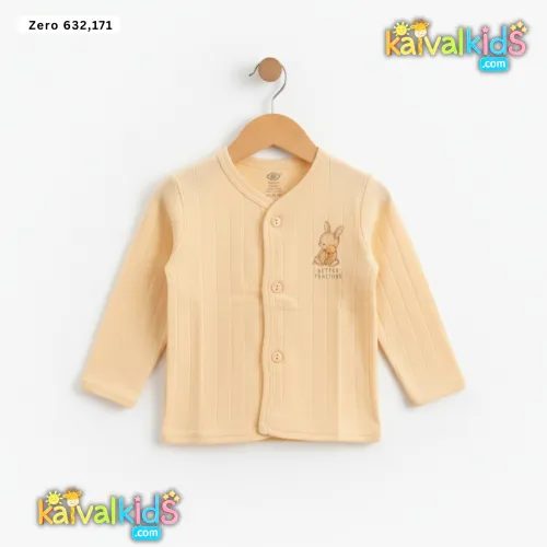 Baby Long-Sleeve Button-Front Top with Graphic - ZERO 632/171