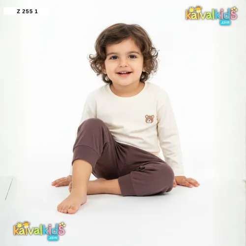 Kids Cotton Elastic Waist Leggings - Z 255 (I)