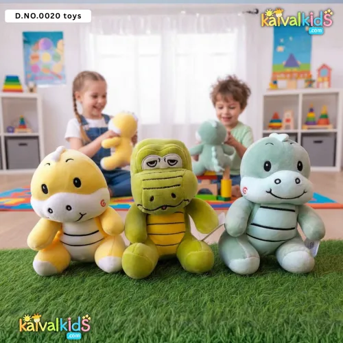 Soft Dinosaur/Crocodile Toy Set - 0020