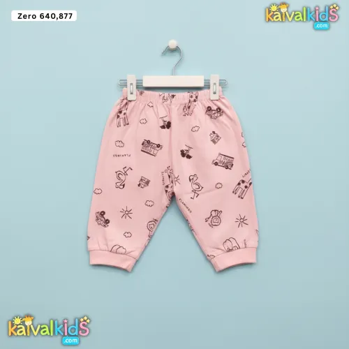 Kids Cotton Printed Leggings Elastic Waist Casual Comfortable Baby Pants ZERO 640/877