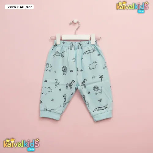Kids Cotton Printed Leggings Elastic Waist Casual Comfortable Baby Pants ZERO 640/877