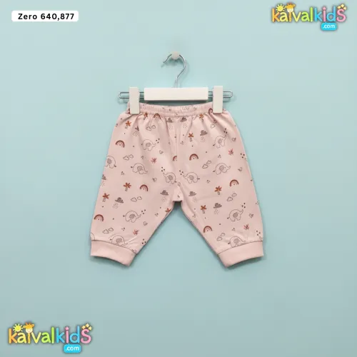 Kids Cotton Printed Leggings Elastic Waist Casual Comfortable Baby Pants ZERO 640/877